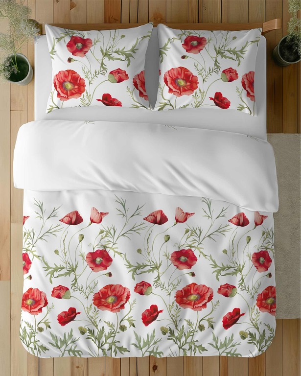 Komplet Pościeli 160x200 + 2x70x80, 100% Bawełna, 140g/m2, wzór:  5340_A (1)