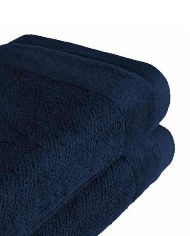 Zestaw 2x RĘCZNIK KĄPIELOWY 70x140 SPA HOTELOWY Duży Bawełniany 550g/m2 - VITO Granat (3)