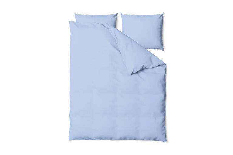 POŚCIEL HOTELOWA 140x200cm + POSZEWKA 70x80 BAWEŁNA 100% Kolor: NIEBIESKI (2)