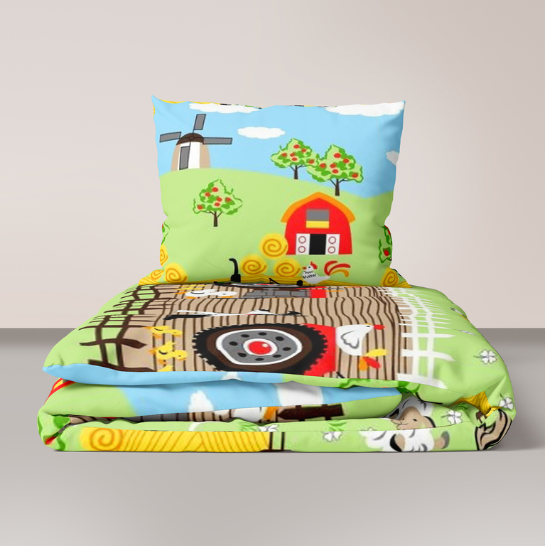 POŚCIEL DZIECIĘCA 100x140 + 50x60 100% BAWEŁNA certyfikat 2-el. do Łóżeczka 227 poziom (1)
