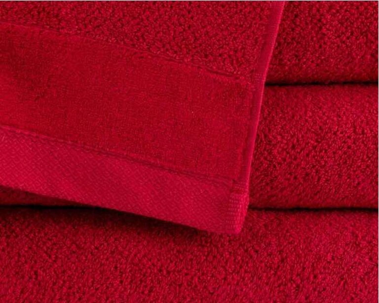 Zestaw 4x Ręczniki Bawełniane VITO 550 g/m2 – 2x 70x140 + 2x 50x90 | Hotelowe SPA Czerwony (6)