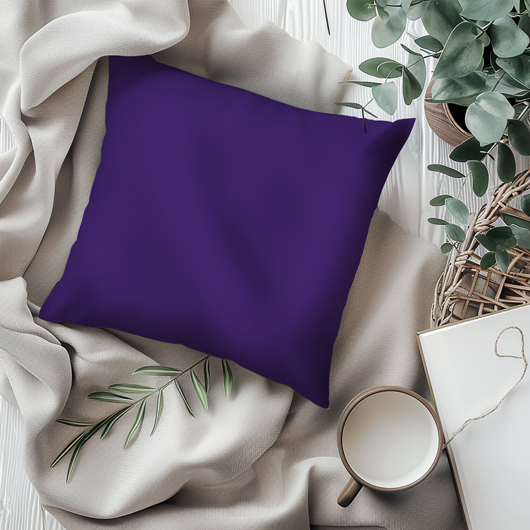 Poszewka na poduszkę 100% bawełna 40x40cm, jasiek, certyfikat- FIOLET  (3)