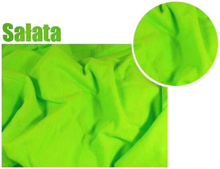Tkanina na metry Materiał do szycia Tkanina FLANELA 150g/m2 kolor: sałata (1)