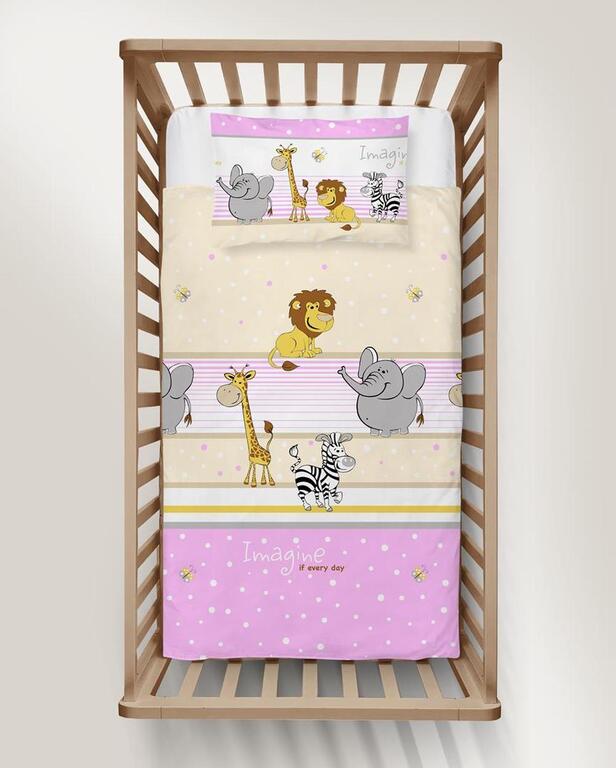 POŚCIEL DZIECIĘCA 100x140 + 50x60 100% BAWEŁNA certyfikat 2-el. do Łóżeczka 218 poziom (3)