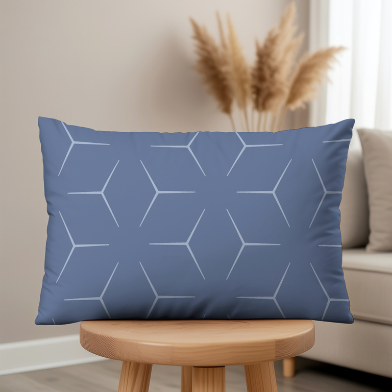 Poszewka na poduszkę 50x70 BAWEŁNA CERTYFIKAT, wzór: MILANO JEANS (8)