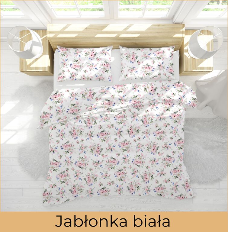 POŚCIEL Z KORY 160x200cm GRUBA 100% BAWEŁNA - KORA Jabłonka biała (3)
