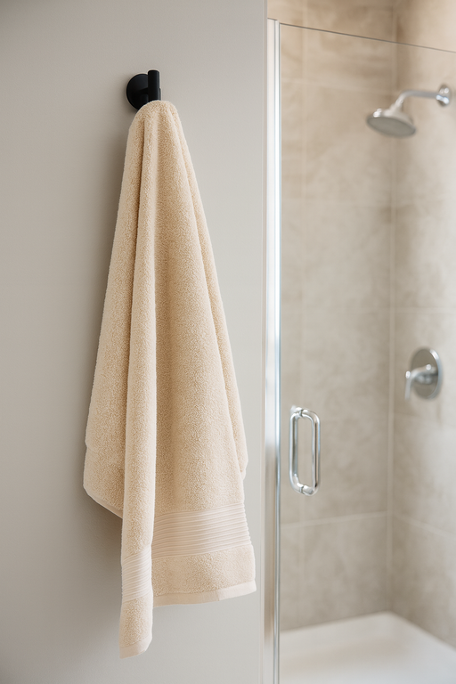 RĘCZNIK KĄPIELOWY bawełniany MAŁY 50x90 PARIS SPA HOTELOWY Beżowy BEIGE (2)
