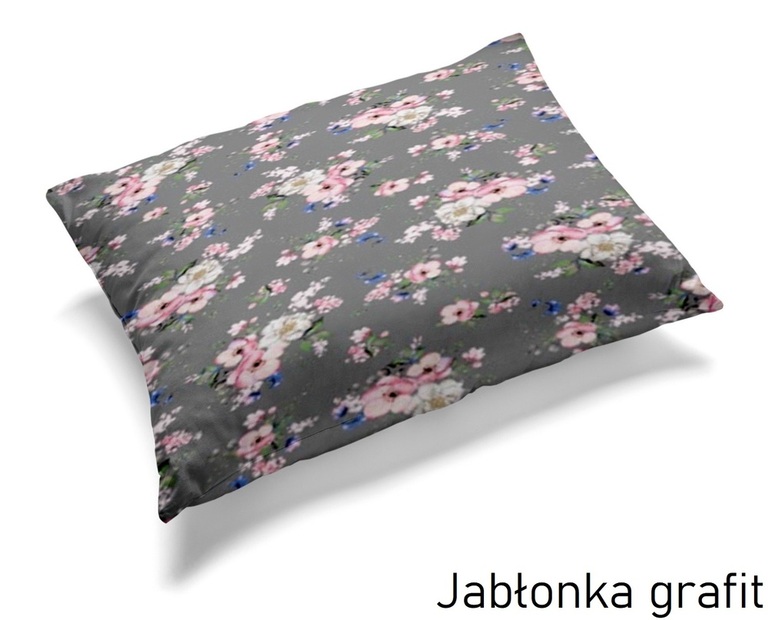Poszewka 70x80cm na PODUSZKĘ z KORY Jabłonka grafit (2)