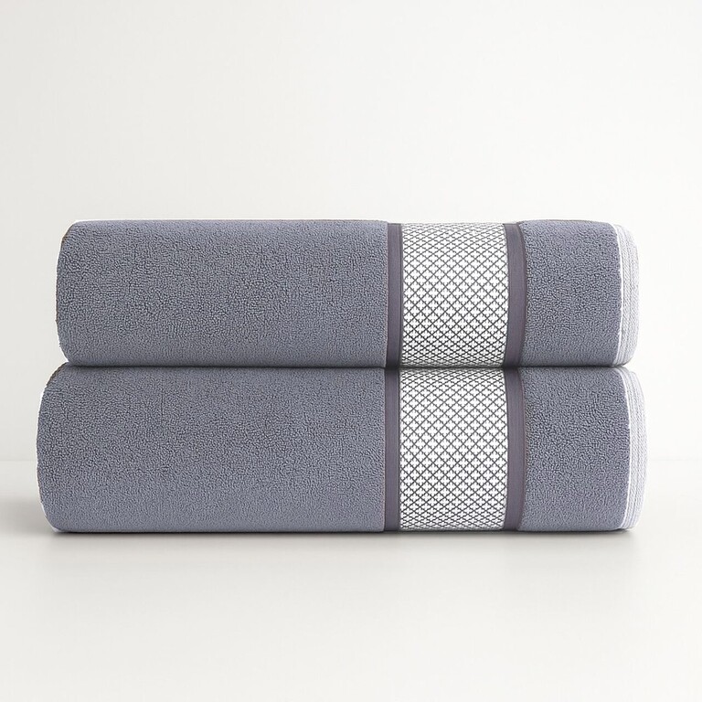 RĘCZNIK KĄPIELOWY 70x140 SPA HOTELOWY Duży Bawełniany 500g/m2 CHŁONNY - MONACO Szary (3)