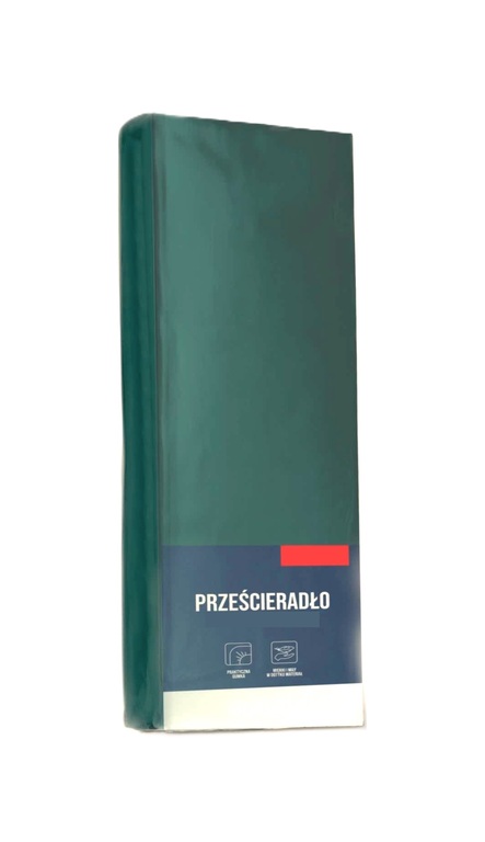 Prześcieradło z gumką 90x200 MikroSatyna Certyfikat, zielony (2)