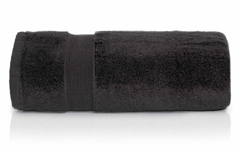 RĘCZNIK KĄPIELOWY 50x90 SPA HOTELOWY mały Bawełniany 600g/m2 CHŁONNY - ROCCO Ciemnoszary (1)