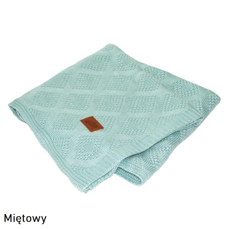 KOCYK 80x100cm DZIECIĘCY BAMBUSOWY 570g miętowy (2)