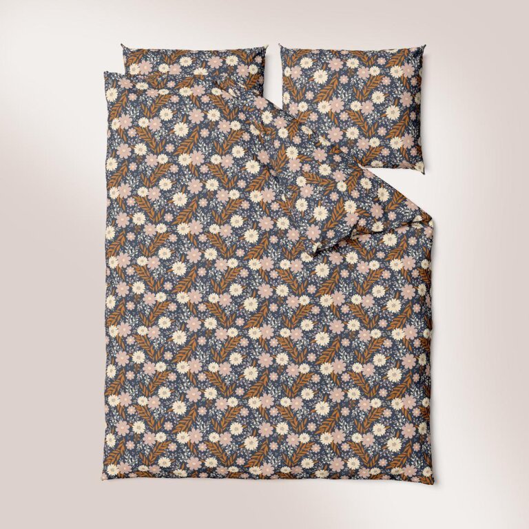 Pościel z Kory 160x200 + 2x70x80 Bawełna 100% Bielawa Produkt Polski - florystyka kolorowa (8)