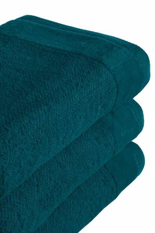RĘCZNIK KĄPIELOWY 70x140 SPA HOTELOWY Duży Bawełniany 550g/m2 CHŁONNY - VITO turkusowy (4)