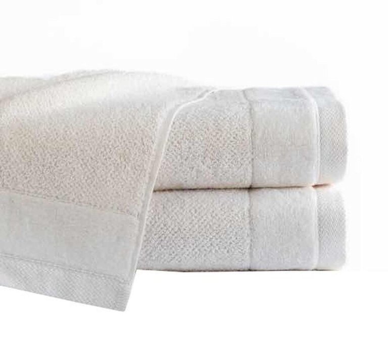 Zestaw 2x RĘCZNIK KĄPIELOWY 70x140 SPA HOTELOWY Duży Bawełniany 550g/m2 - VITO Kremowy (5)