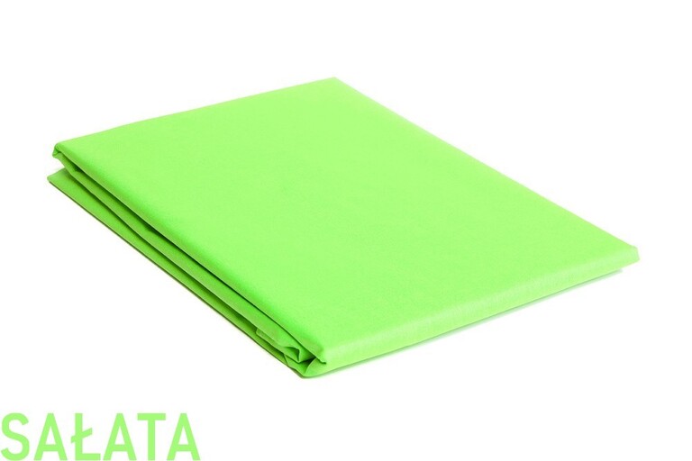 Prześcieradło flanelowe 160x200 sałata – miękkie, ciepłe, 100% bawełna (1)