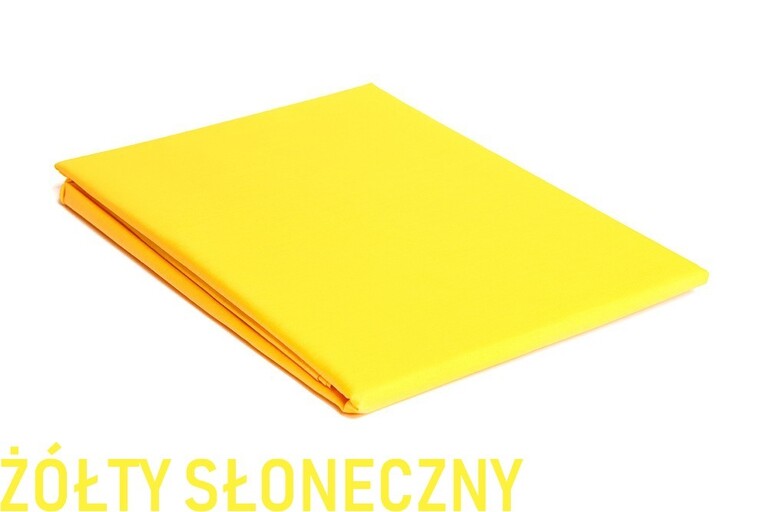 Prześcieradło flanelowe 160x200 żółty słon. – miękkie, ciepłe, 100% bawełna (1)