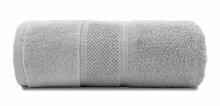 RĘCZNIK KĄPIELOWY 70x140 SPA HOTELOWY Duży Bawełniany 480g/m2 CHŁONNY - MARIO jasno szary (4)
