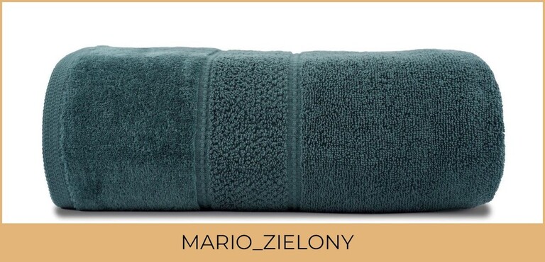 RĘCZNIK KĄPIELOWY 70x140 SPA HOTELOWY Duży Bawełniany 480g/m2 CHŁONNY - MARIO zielony (2)