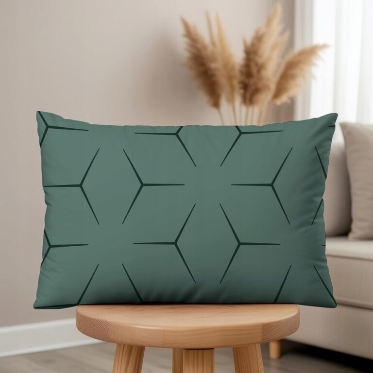 Poszewka na poduszkę 40x60cm BAWEŁNA 100% CERTYFIKAT - Milano Oliwka (17)