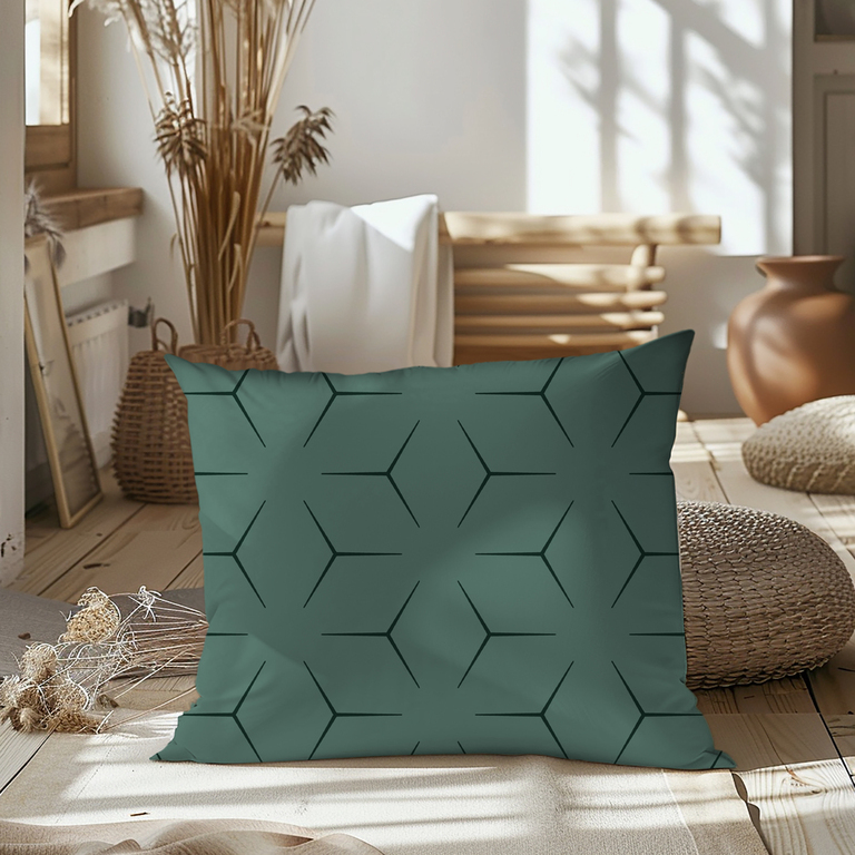 Poszewka na poduszkę 50x60cm BAWEŁNA CERTYFIKAT - MILANO OLIWKA (5)