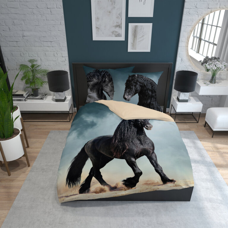 Pościel Bawełniana małżeńska 160x200 + 2x70x80 Holland 100% bawełna 3925 A (2)