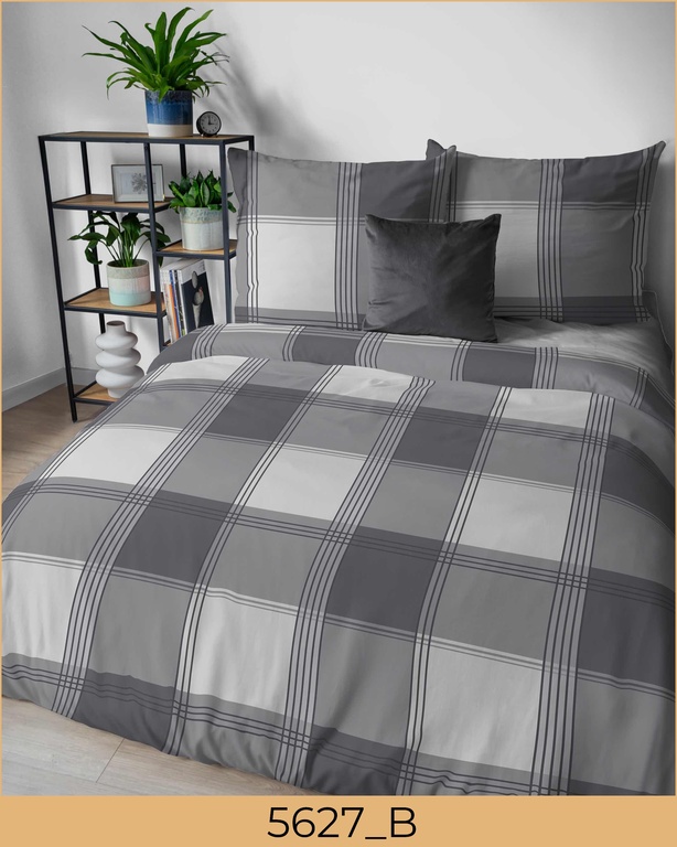 POŚCIEL 200x220 FLANELOWA KOMPLET GRUBA FLANELA ciepła zimowa pościel 5627_B (3)