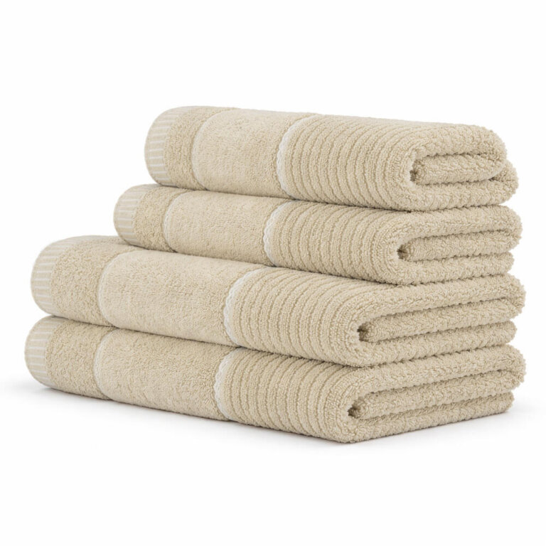 Zestaw Ręczników TEO 4 szt. – 2x 70x140 + 2x 50x90 cm | Bawełna 470 g/m2 kolor: Beżowy 176 (1)