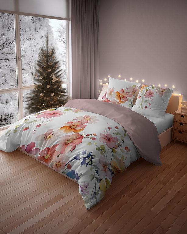  Pościel Bawełniana Małżeńska 200x220 + 2x70x80 Holland 100% bawełna 5837 A (2)