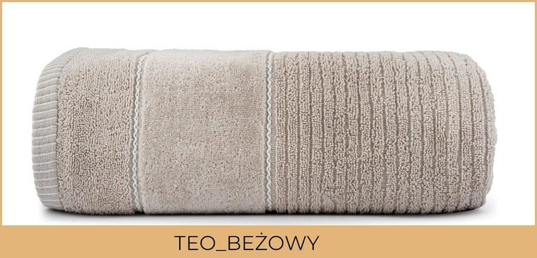 RĘCZNIK KĄPIELOWY 70x140 SPA HOTELOWY Duży Bawełniany 470g/m2 CHŁONNY - TEO beżowy 162 (2)