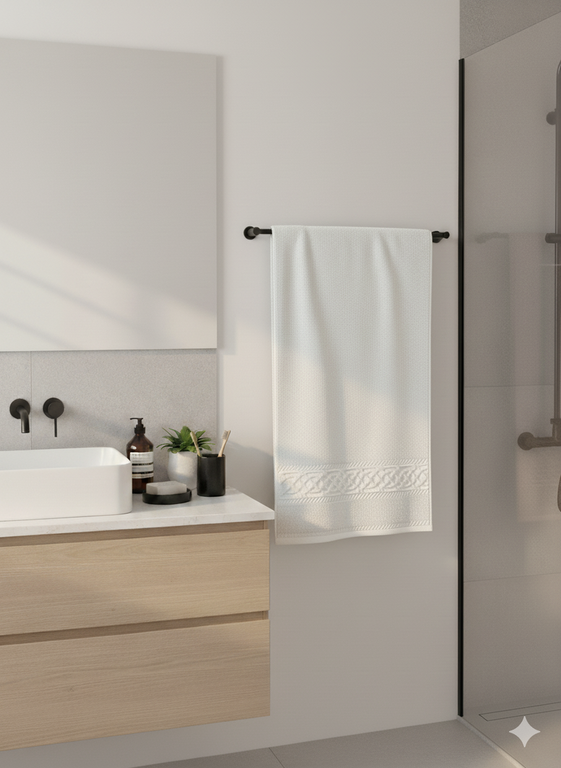 RĘCZNIK KĄPIELOWY 70x140 SPA HOTELOWY Duży Bawełniany 500g/m2 CHŁONNY - SYDNEY Biały  (2)