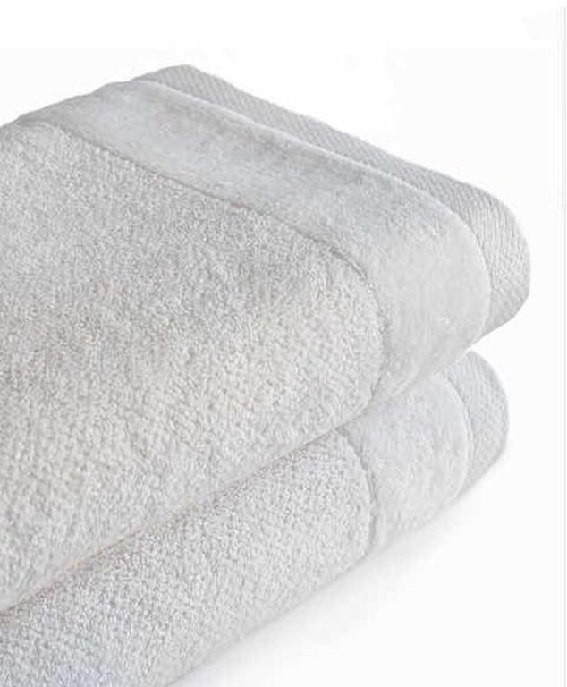 Zestaw 2x RĘCZNIK KĄPIELOWY 70x140 SPA HOTELOWY Duży Bawełniany 550g/m2 - VITO Kremowy (3)