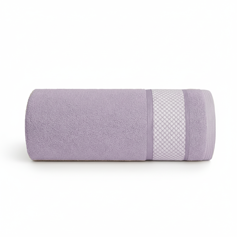 RĘCZNIK KĄPIELOWY 50x90 MONACO SPA HOTELOWY mały Bawełniany 550g/m2 CHŁONNY - MONACO Puder Róż  (1)