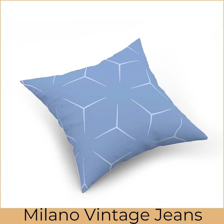 Poszewka na poduszkę jasiek 40x40cm 100% BAWEŁNA, Milano Vintage Jeans (2)