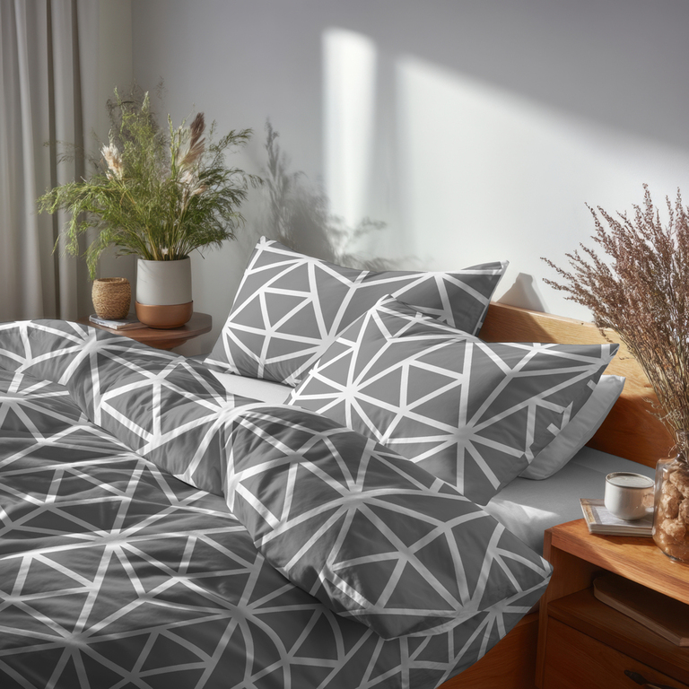 Pościel z Kory 160x200 + 2x70x80 Bawełna 100% Bielawa Produkt Polski -  376 (8)