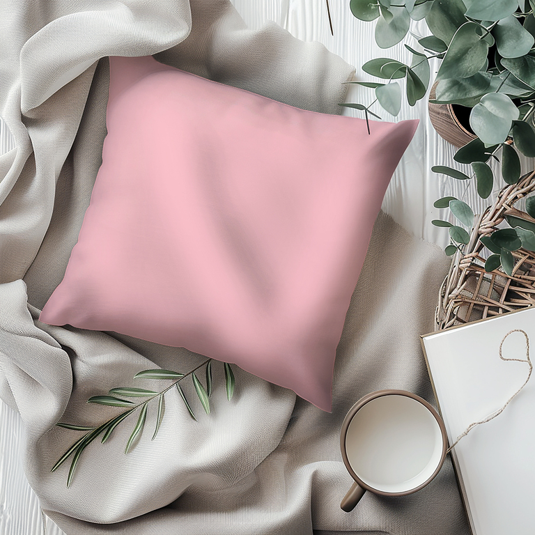 Poszewka na poduszkę 100% bawełna 40x40cm, jasiek, certyfikat- Róż (3)