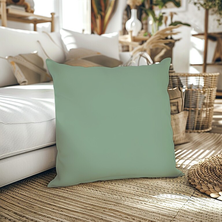 Poszewka na poduszkę 100% bawełna 40x40cm, jasiek, certyfikat - Oliwka (1)
