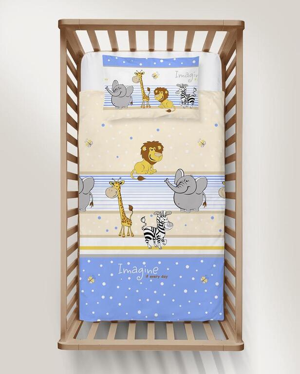 POŚCIEL DZIECIĘCA 90x120 + 40x60 100% BAWEŁNA certyfikat 2-el do Łóżeczka 215 (3)