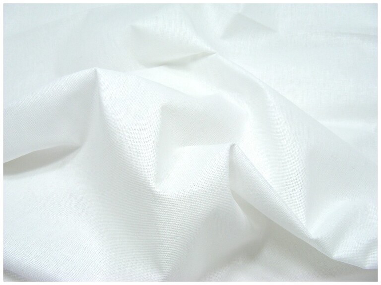 TKANINA BAWEŁNA BIAŁA 240cm szer. 150g bawełniana. (1)