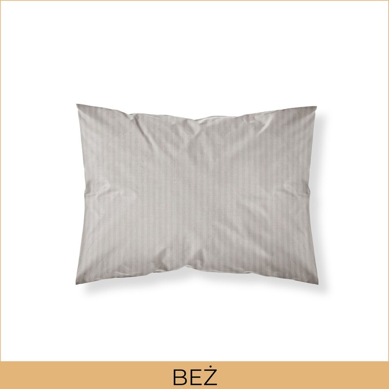 Poszewka na poduszkę 70x80 Hotelowa Adamaszek BEŻ (2)