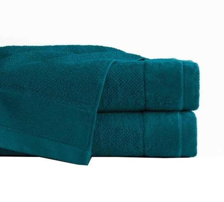 Zestaw 2x RĘCZNIK KĄPIELOWY 70x140 SPA HOTELOWY Duży Bawełniany 550g/m2 - VITO Turkus (5)