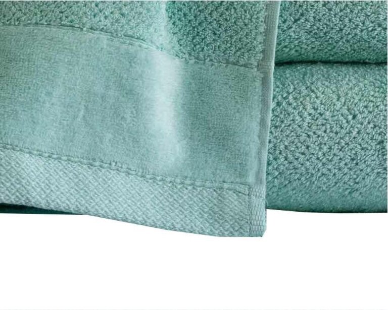 Zestaw 2x RĘCZNIK KĄPIELOWY 70x140 SPA HOTELOWY Duży Bawełniany 550g/m2 - VITO Jasny Turkus/ Aqua (4)