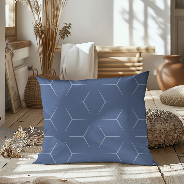 Poszewka na poduszkę 50x60cm BAWEŁNA CERTYFIKAT - MILANO JEANS (5)