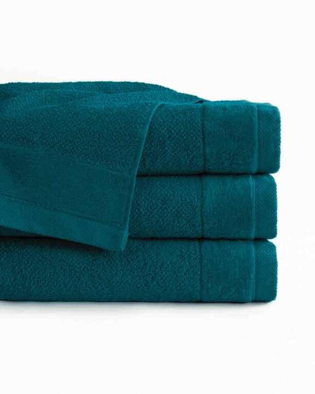 RĘCZNIK KĄPIELOWY 70x140 SPA HOTELOWY Duży Bawełniany 550g/m2 CHŁONNY - VITO turkusowy (2)