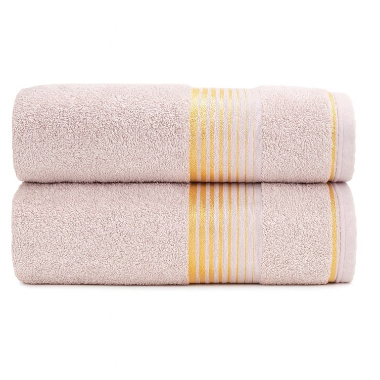 RĘCZNIK KĄPIELOWY 70x140 SPA HOTELOWY Duży Bawełniany 400g/m2 CHŁONNY - MONTREAL puder róż (3)