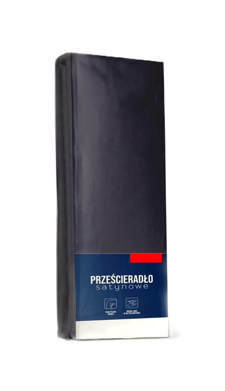 Prześcieradło z gumką 140x200 MikroSatyna Certyfikat grafit (2)