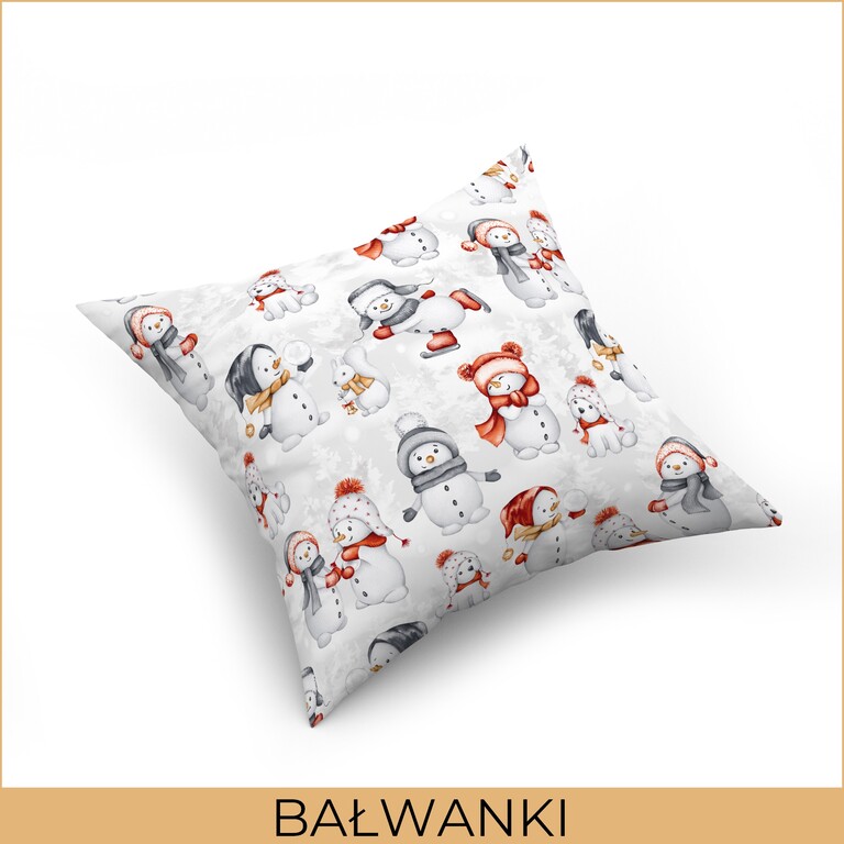 Poszewka na poduszkę Świąteczna jasiek 40x40cm 100% BAWEŁNA BAŁWANKI (9)