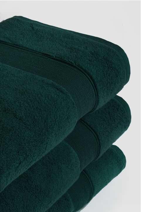 RĘCZNIK KĄPIELOWY 70x140 SPA HOTELOWY Duży Bawełniany 600g/m2 CHŁONNY - ROCCO ciemny zielony (3)