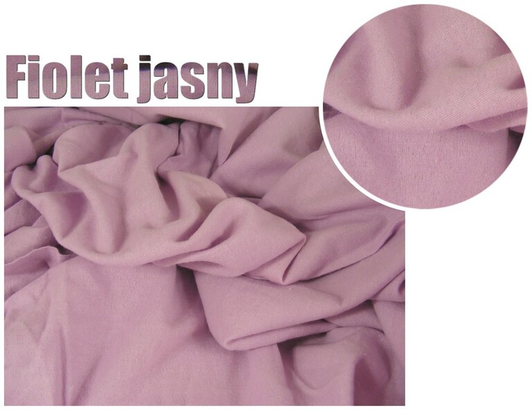 Tkanina na metry Materiał do szycia Tkanina FLANELA 150g/m2 kolor: fiolet jasny (1)