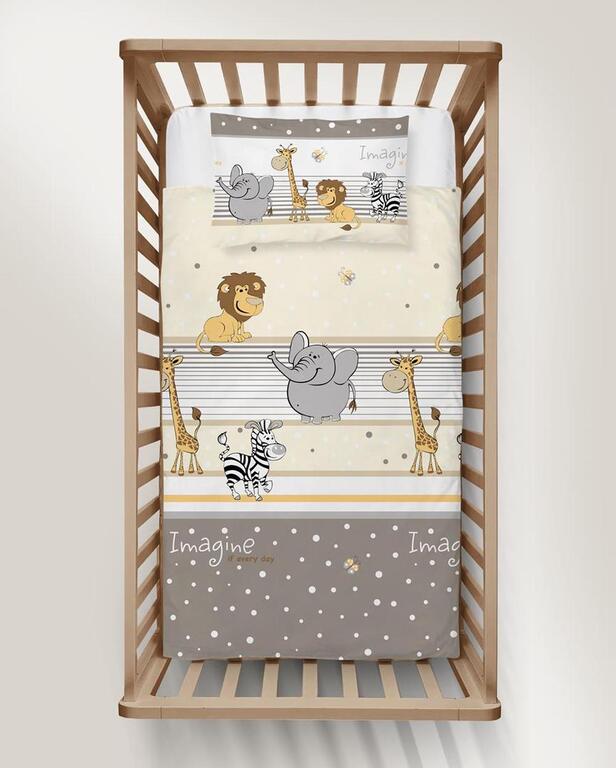 POŚCIEL DZIECIĘCA 90x120 + 40x60 100% BAWEŁNA certyfikat 2-el do Łóżeczka 216 (3)